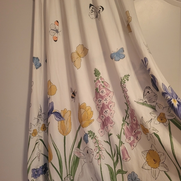 Floral and Bunny Print Skirt - Picture 5 of 8